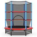 140 cm Toddler Trampoline with Enclosure Net – complete trampoline with upper and lower enclosure