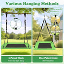 One-point and two-point hanging arrangements