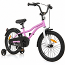 18-Inch Kids Bike with Training Wheels – Purple – Purple 18-inch bicycle hero