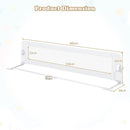 180 cm Folding Bed Rail with Adjustable Strap – White – detail view