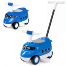 Push car with handle attached and removed – Blue