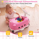 Under-seat storage compartment – Pink
