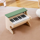 25-Key Green Wooden Toy Piano with Removable Music Stand, supplier view 01