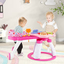 Pink activity centre with revolving seat
