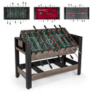 3-in-1 Swivel Foosball, Pool and Table Tennis Set, Brown, view 3