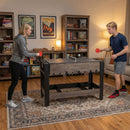3-in-1 Swivel Foosball, Pool and Table Tennis Set, Brown, view 5
