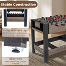 3-in-1 Swivel Foosball, Pool and Table Tennis Set, Brown, view 8
