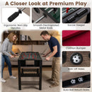 3-in-1 Swivel Foosball, Pool and Table Tennis Set, Brown, view 10
