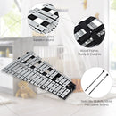 30-Note Folding Glockenspiel with Carry Bag: aluminium keys and wooden frame