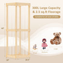 300 L Vertical Soft-Toy Storage Organiser – Natural product view 6