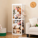 300 L Vertical Soft-Toy Storage Organiser – White product view 1