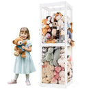 300 L Vertical Soft-Toy Storage Organiser – White product view 4