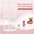 300 L Vertical Soft-Toy Storage Organiser – White product view 5
