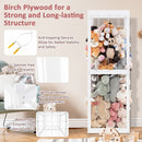 300 L Vertical Soft-Toy Storage Organiser – White product view 9
