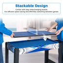 6-in-1 Family Games Table, Blue/Black/White, view 8