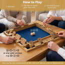 60cm Wooden Shut the Box Game, Natural, view 8
