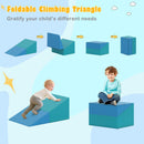 7-Piece Foam Climbing Set with Arches and Floor Mat – Red – detail view
