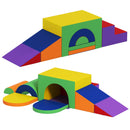 7-Piece Foam Climbing Set with Arches and Floor Mat – Yellow – product view