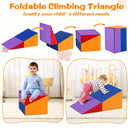7-Piece Foam Climbing Set with Arches and Floor Mat – Yellow – detail view