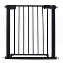 75–82 cm Auto-Close Metal Door Gate – Black – product view