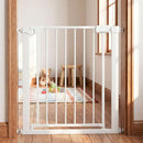 75–82 cm Auto-Close Metal Door Gate – White – detail view