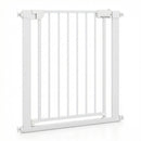75–82 cm Auto-Close Metal Door Gate – White – detail view