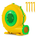 950W Electric Air Blower for Inflatables – Blower and four included ground stakes