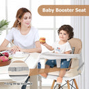 Coffee convertible high chair, booster attachment straps