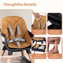 Tan removable cushion, under-seat storage and beech-wood leg details