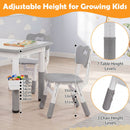 Adjustable Activity Table and Four Chairs with Storage Baskets – seven table and three chair heights