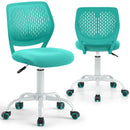 Adjustable Armless Kids Desk Chair with Padded Seat – Green, view 7