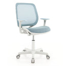 Adjustable Kids Mesh Desk Chair with Armrests – Blue, view 3
