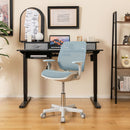Adjustable Kids Mesh Desk Chair with Armrests – Blue, view 6