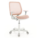 Adjustable Kids Mesh Desk Chair with Armrests – Pink, view 3
