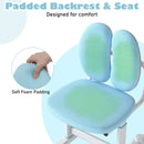 Adjustable Kids Study Chair with Padded Split Backrest – Padded seat and split backrest