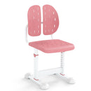 Adjustable Kids Study Chair with Perforated Split Back – Pink, view 3