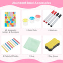 Adjustable Wooden Easel with Magnetic Boards and Storage Bag – included art accessories