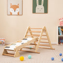 Climbing set arranged in a playroom