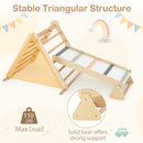 Triangular supports and ramp base