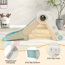 Astronaut Folding Toddler Slide with Climbing Steps – side rails and base details