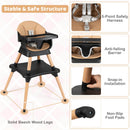 Coffee and Black harness and leg connections