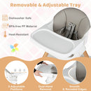 Light Grey removable three-position tray and harness