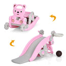 Bear Rocker and Slide with Basketball and Ring Toss, Pink, view 5