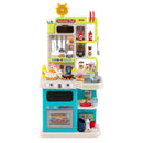 Blue Play Kitchen with 95 Accessories and Water Play in Blue, view 4