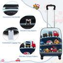 Blue five-piece kids luggage set: product features and configurations