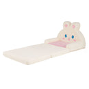Bunny Fold-Out Toddler Sofa and Lounger – Pink – unfolded lounger