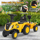 Tractor lights and sound buttons requiring two AA batteries
