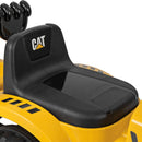 Tractor seat and backrest