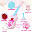 Children’s 53 cm Mini Ukulele with Nylon Strings – strings frets sound hole and bridge