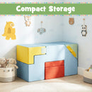 Convertible Foam Climber with Slide, Tunnel and Chair – compact stacked storage
